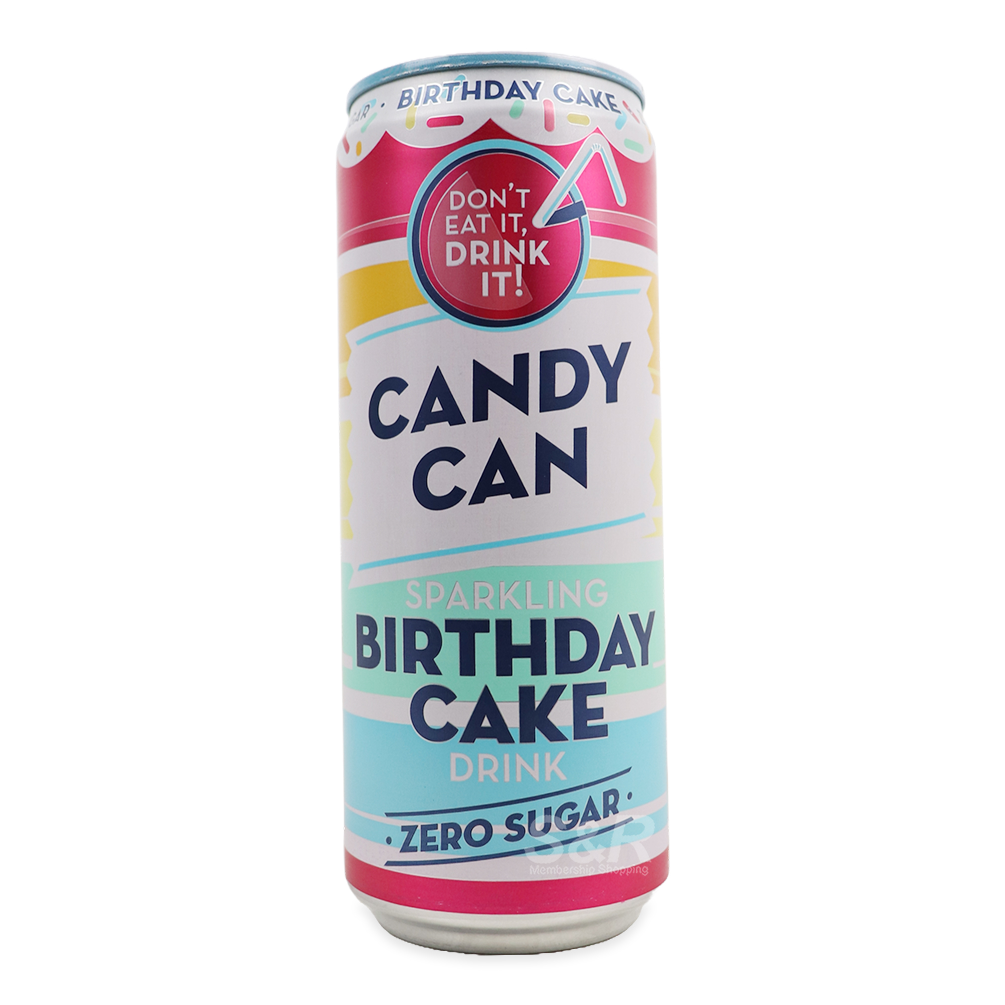 Candy Can Sparkling Birthday Cake Zero Sugar 330mL